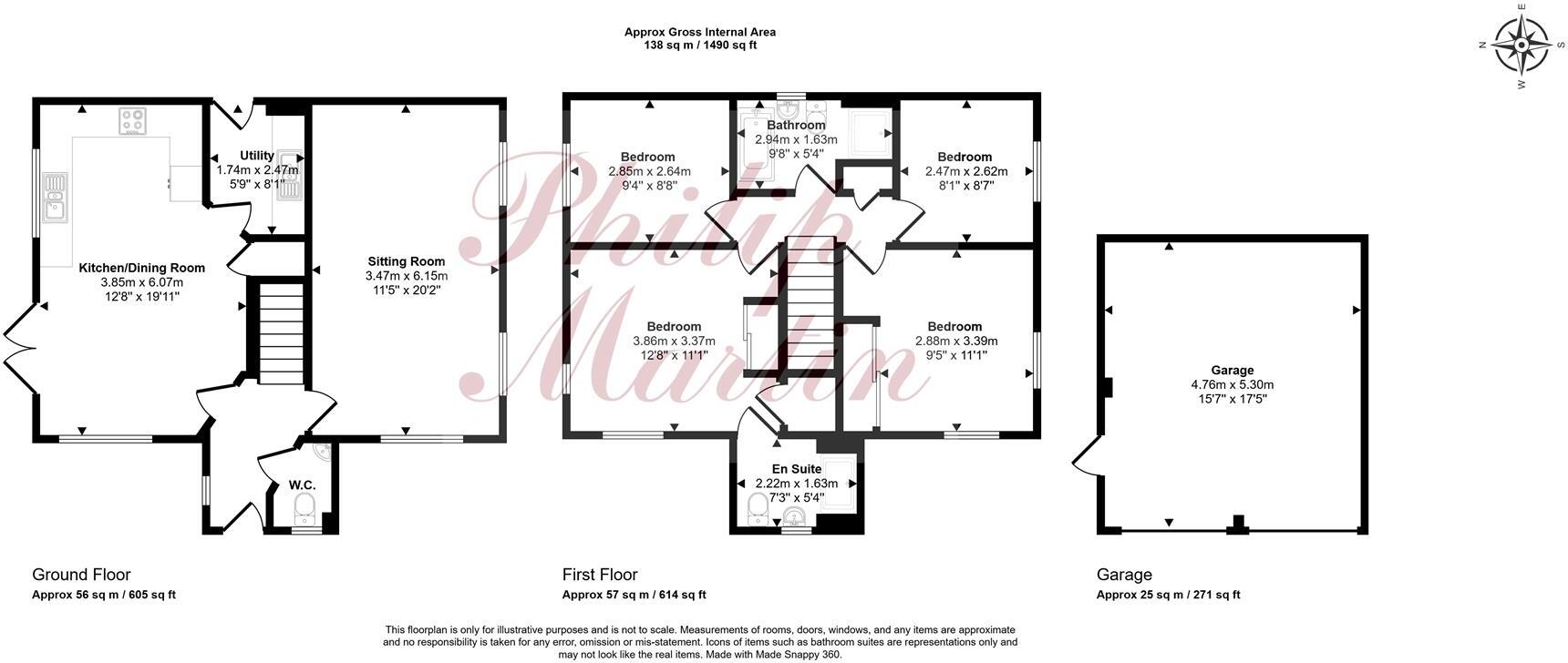 Rew Helygen, Probus floorplan
