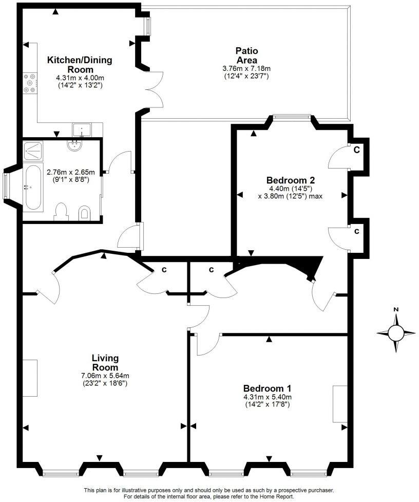 83A High Street, Haddington, EH41 3ET floorplan