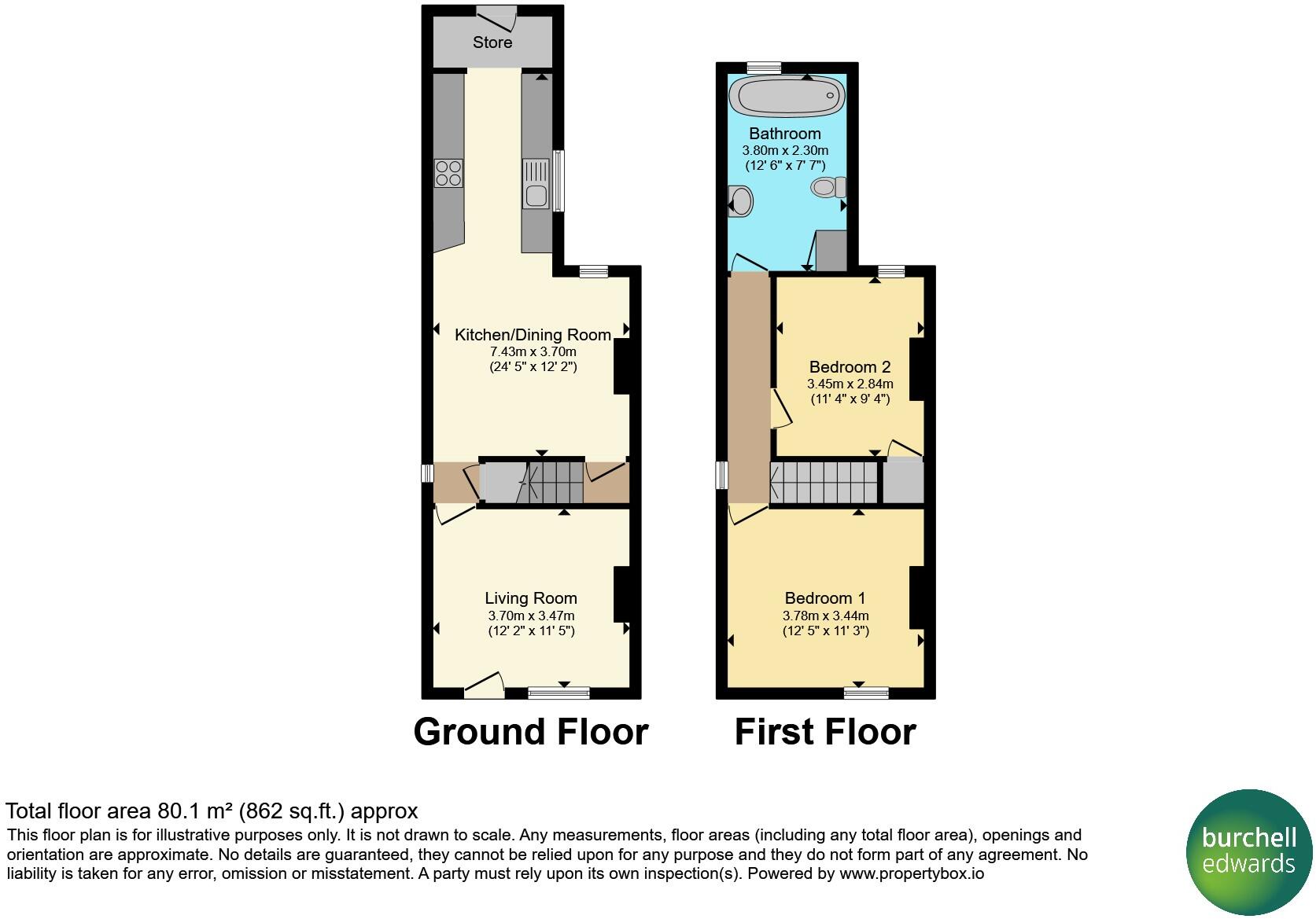 Portland Road, Selston, Nottingham floorplan