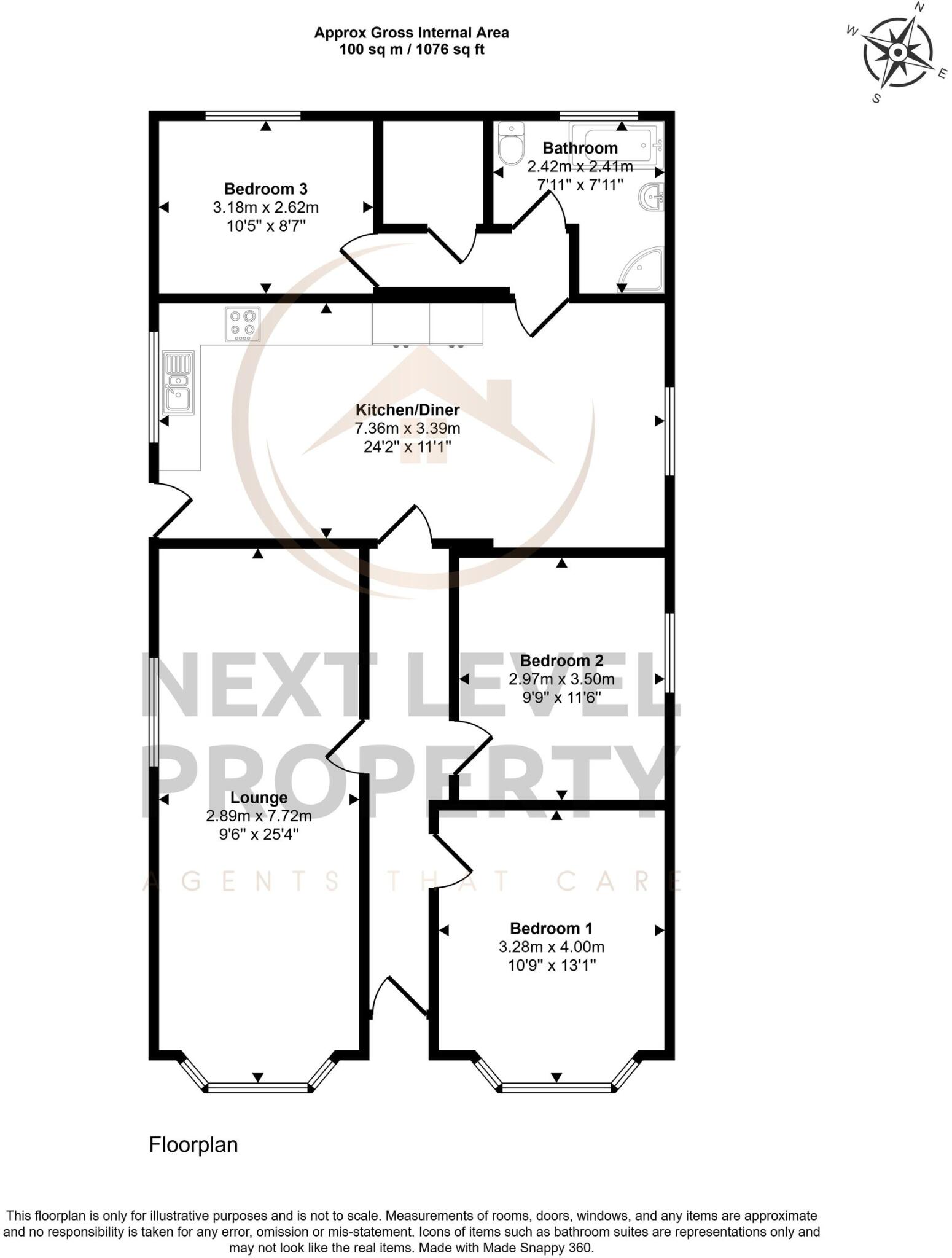 High Road, Wisbech St. Mary, PE13 floorplan