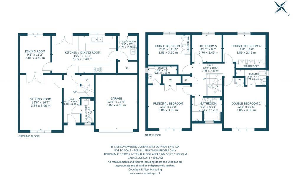 65 Simpson Avenue, Dunbar, East Lothian, EH42 1XX floorplan