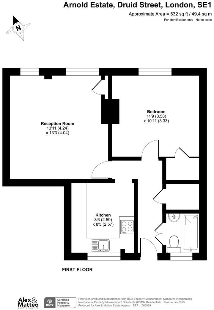 Arnold Estate, Bermondsey, SE1 floorplan