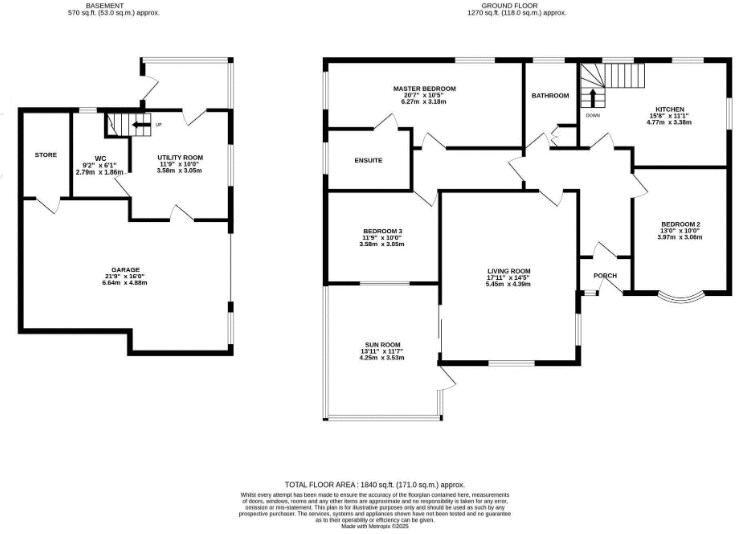 Balvenie, Audlem Road, Woore floorplan