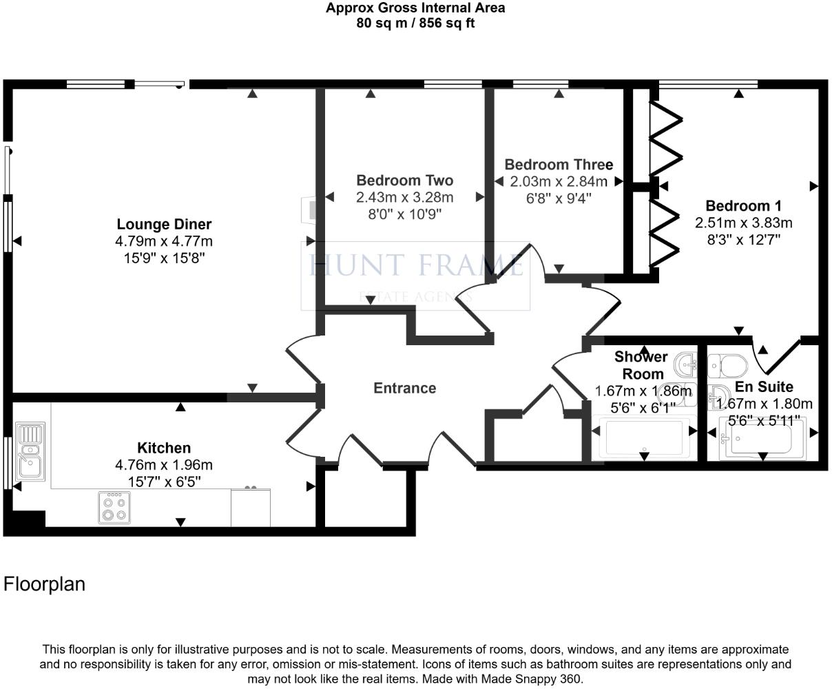 Saffrons Road, Eastbourne floorplan