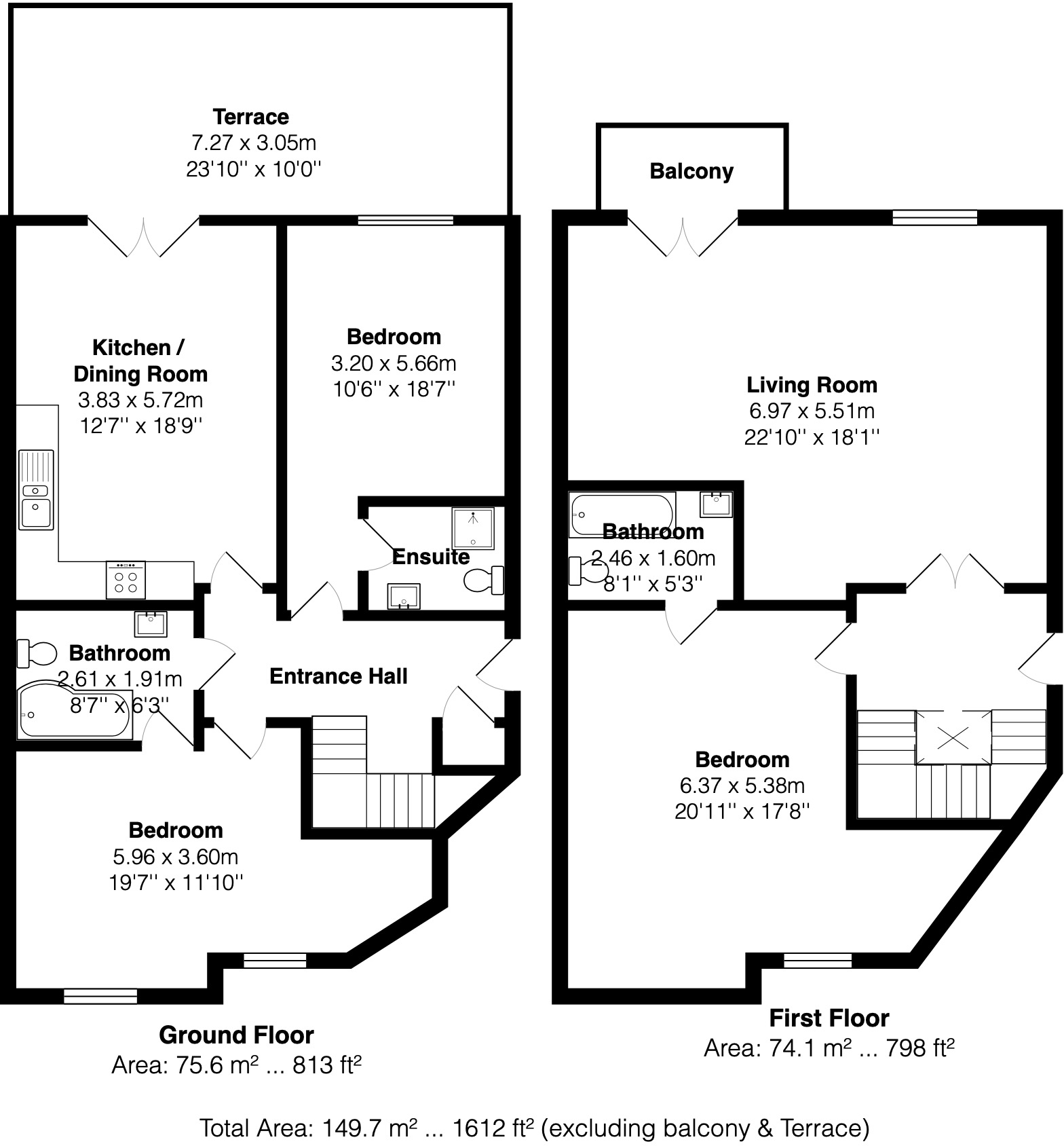 Copenhagen Court, Brighton Marina Village floorplan