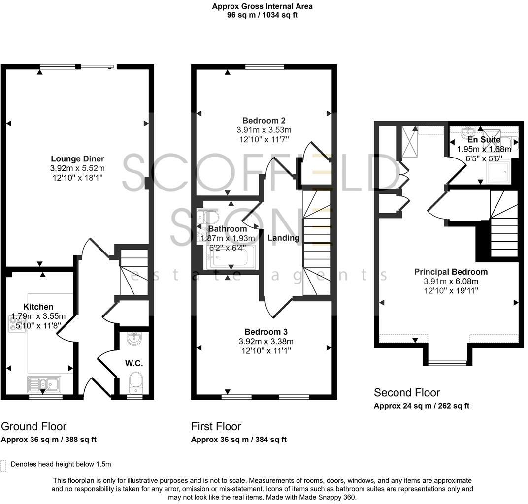 Dee Close, Hilton, Derby floorplan
