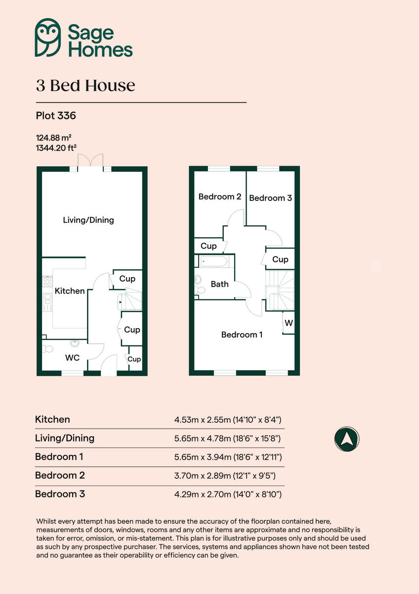 Blackthorn Way, Paddock Wood, Tonbridge floorplan
