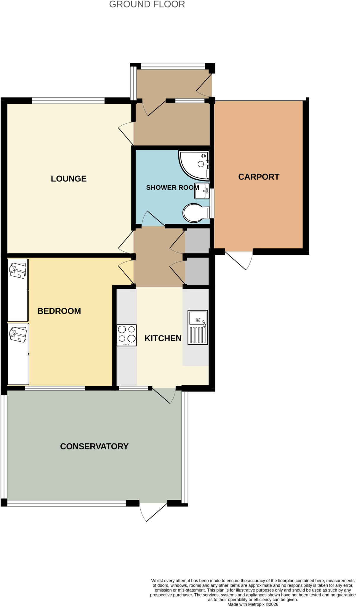 St Marks Road, Burnham on Sea, Somerset, TA8 floorplan