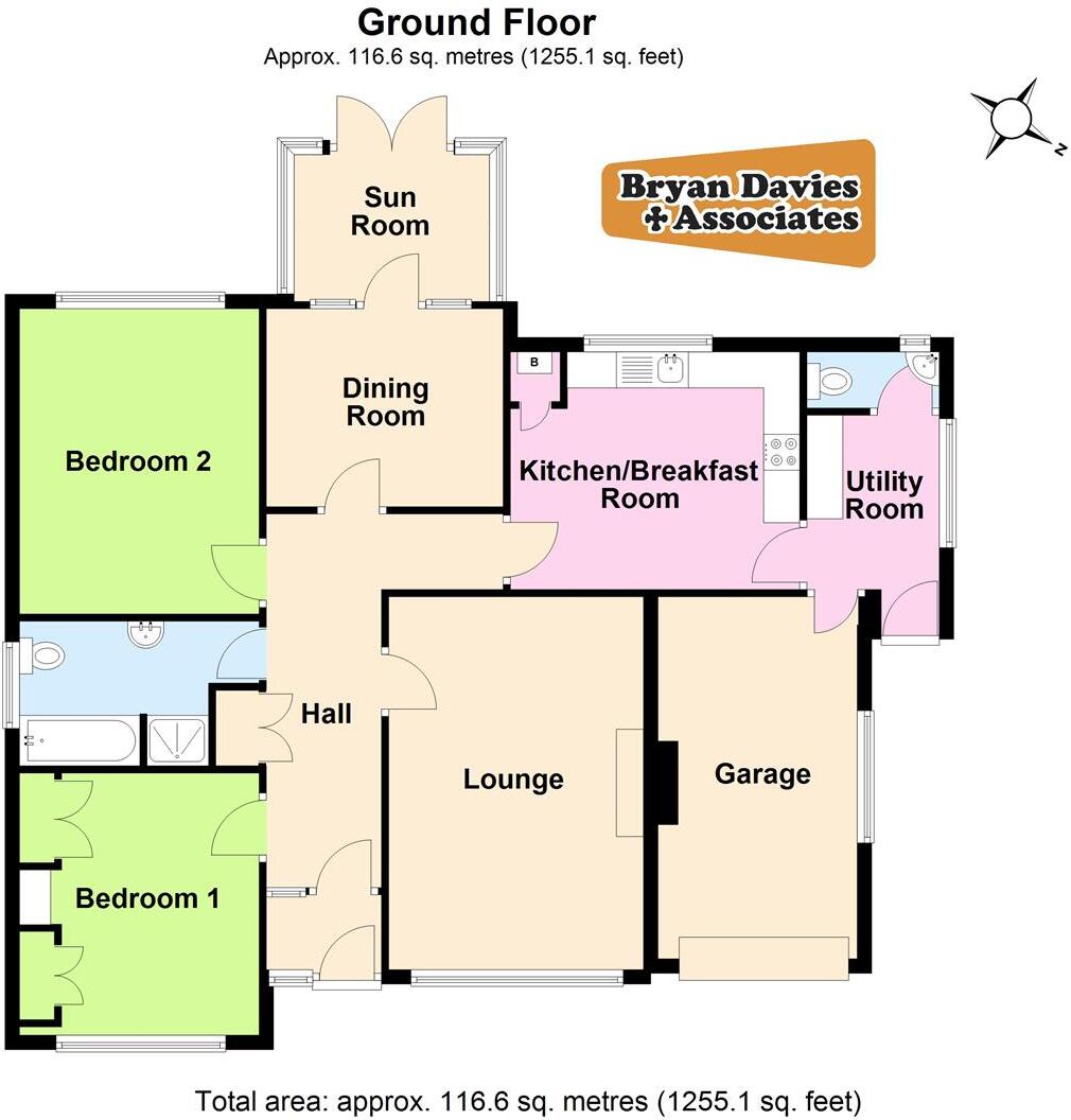 Bryn Celyn, Conwy floorplan