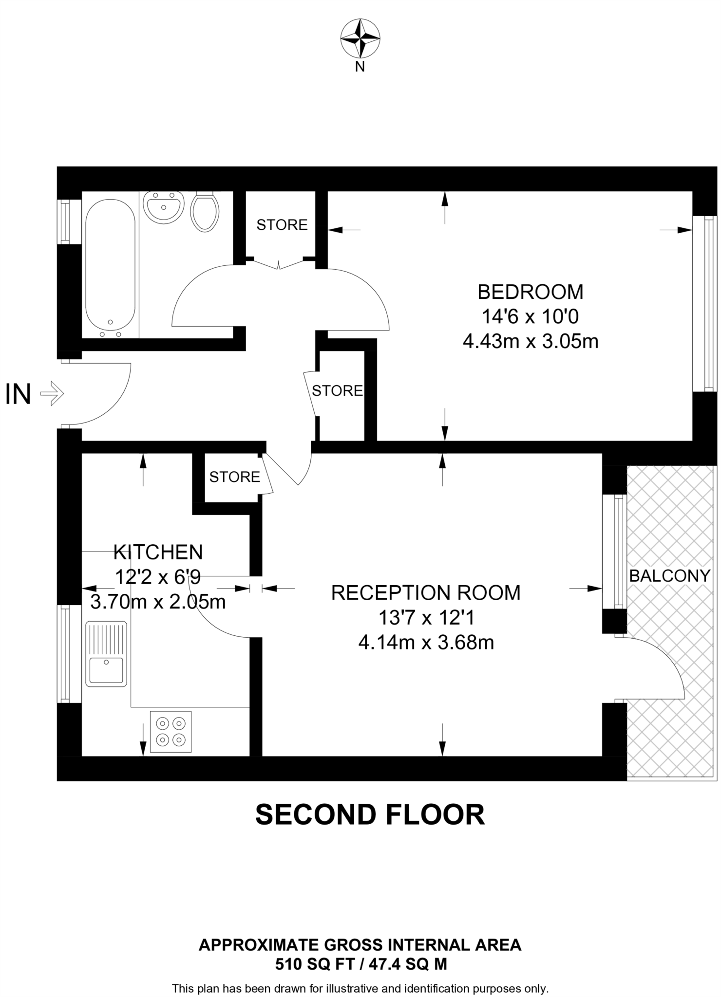 ., Brixton Hill, London, SW2 floorplan