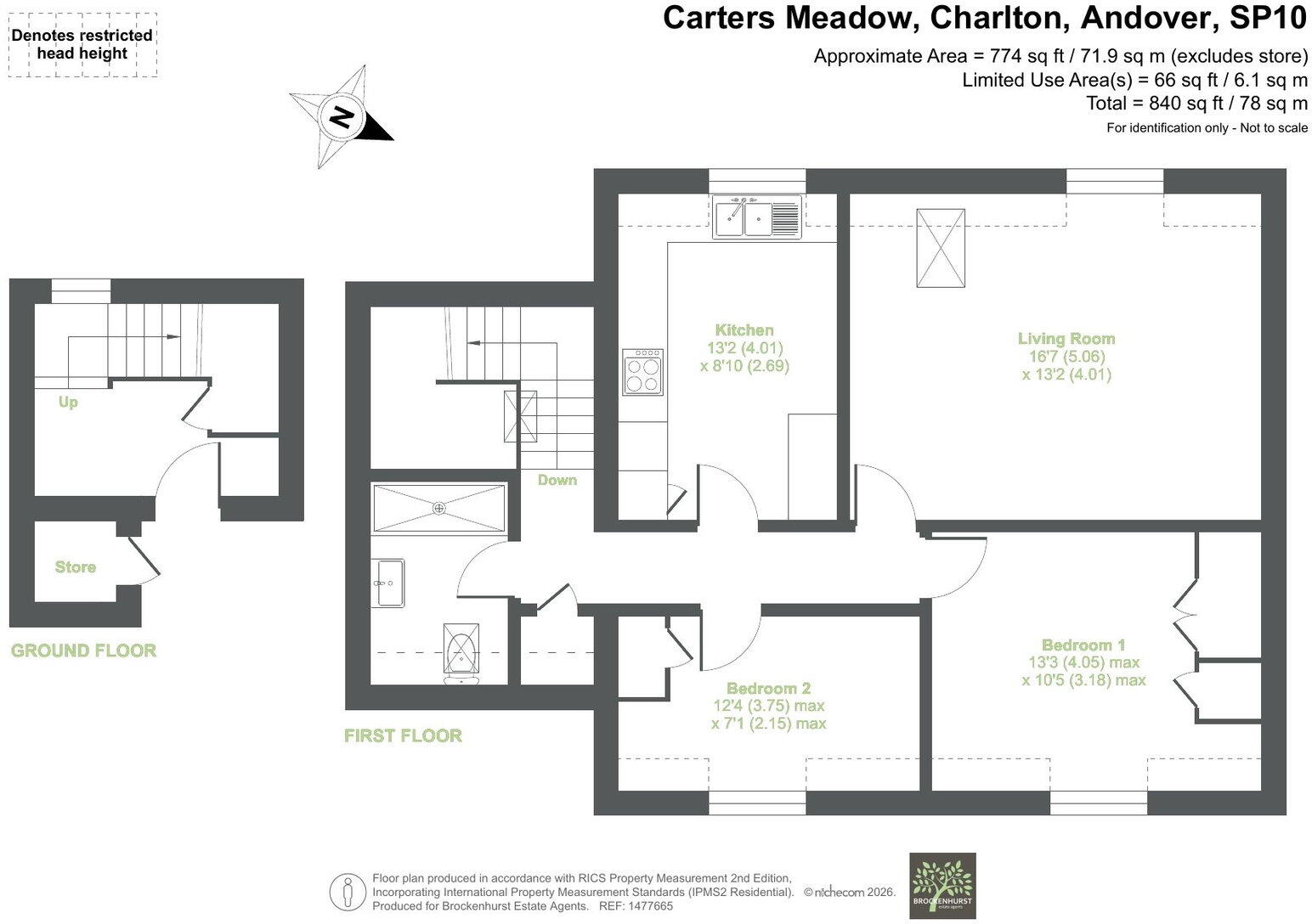 Carters Meadow, Charlton, Andover, SP10 4AF floorplan