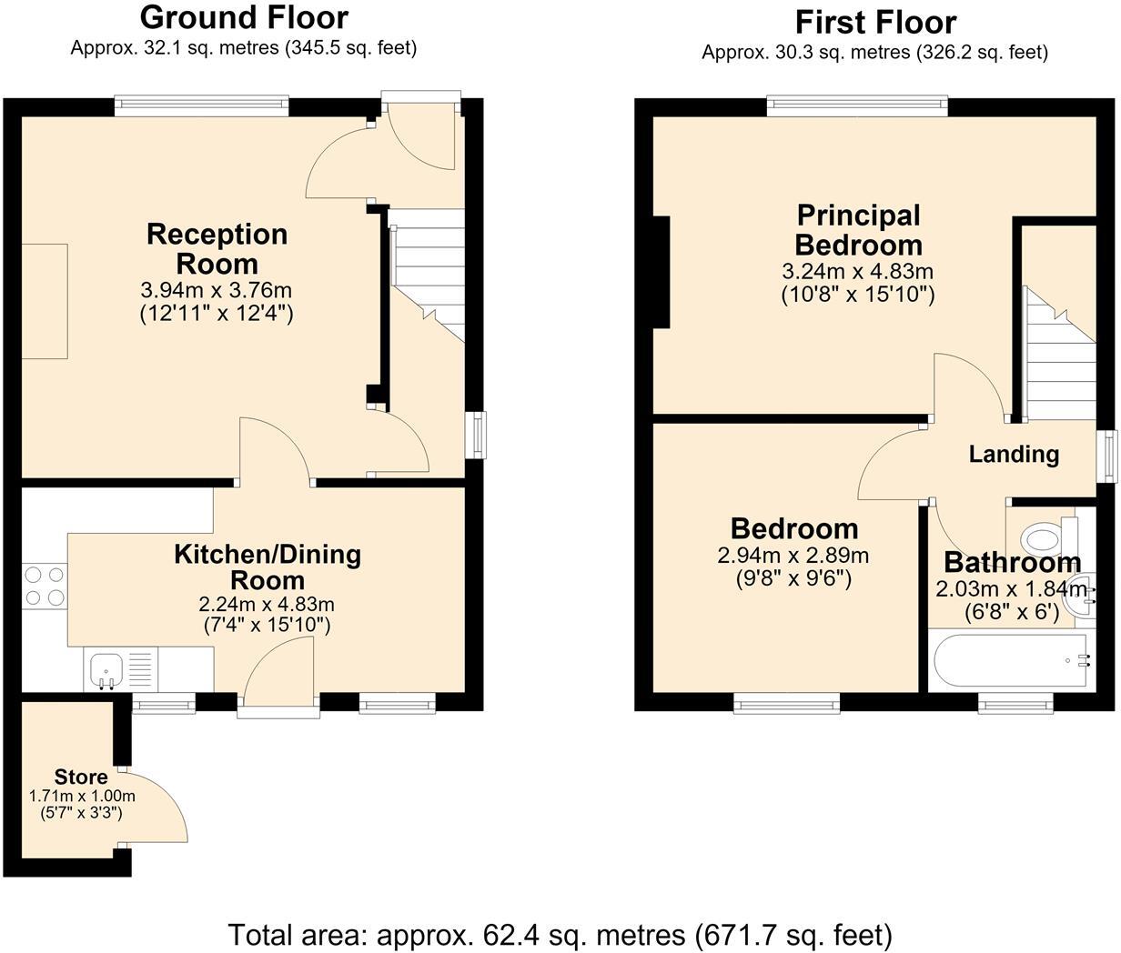 Longfield Road, Crookes, Sheffield floorplan