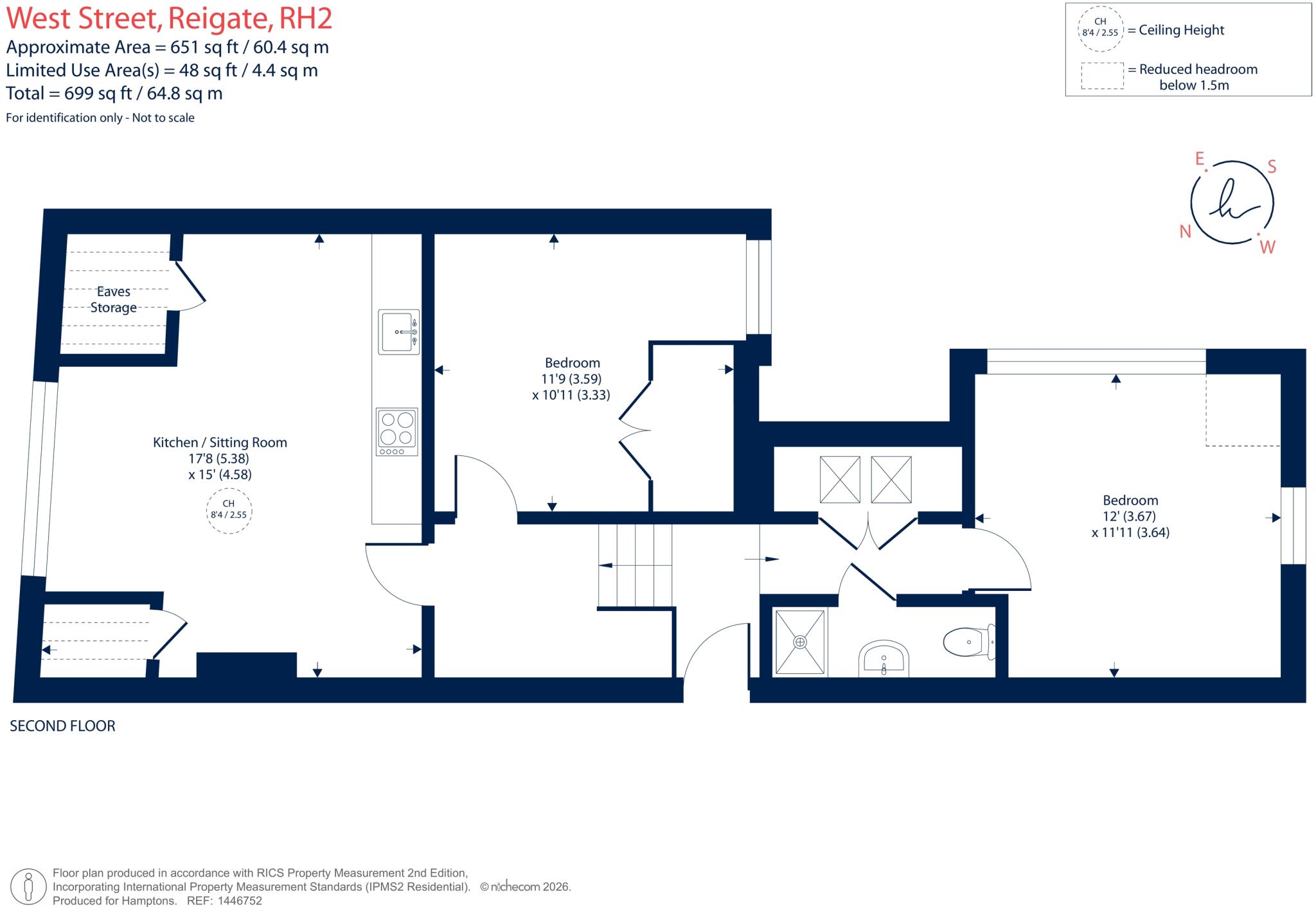West Street Reigate RH2 floorplan