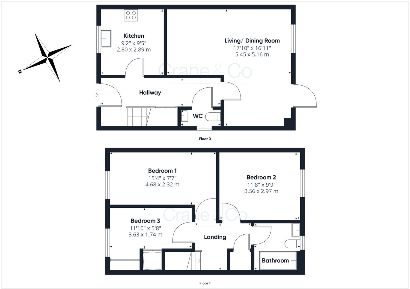 Goldring Avenue, Hellingly, BN27 floorplan