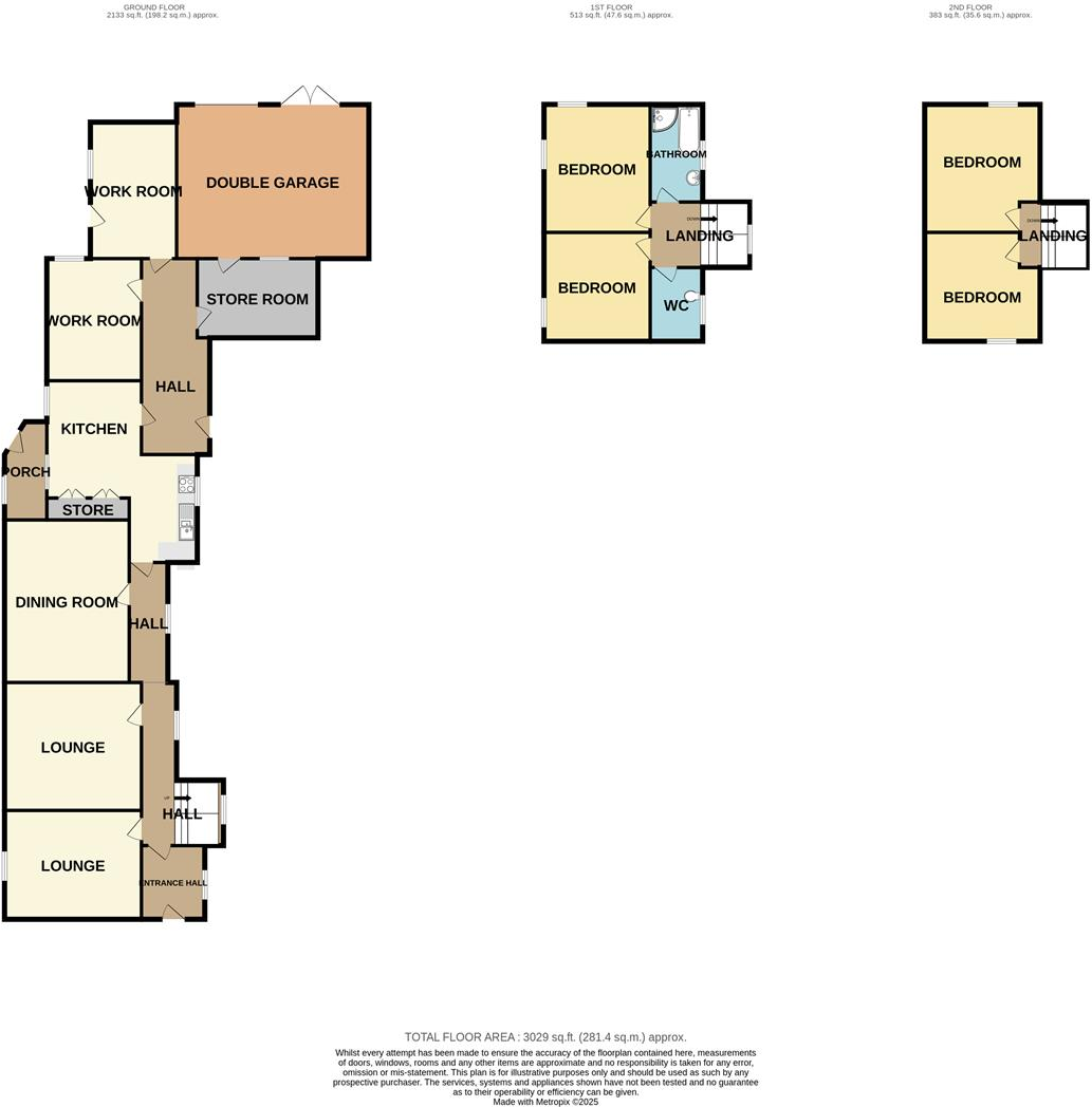 Hall Lane, Lathom, Ormskirk floorplan