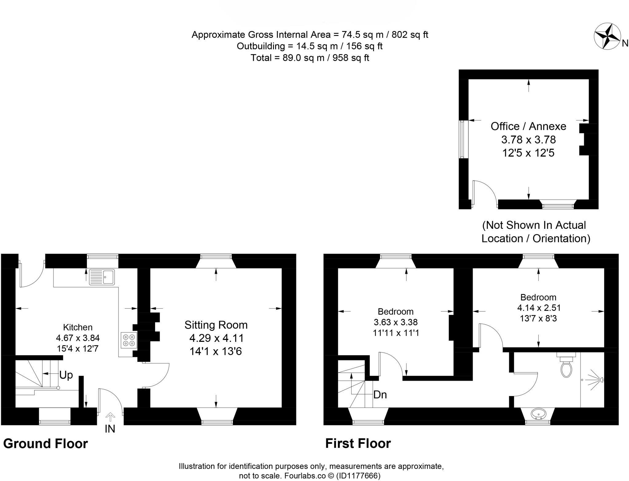 Cropredy Lane, Williamscot, Banbury, Oxfordshire, OX17 floorplan