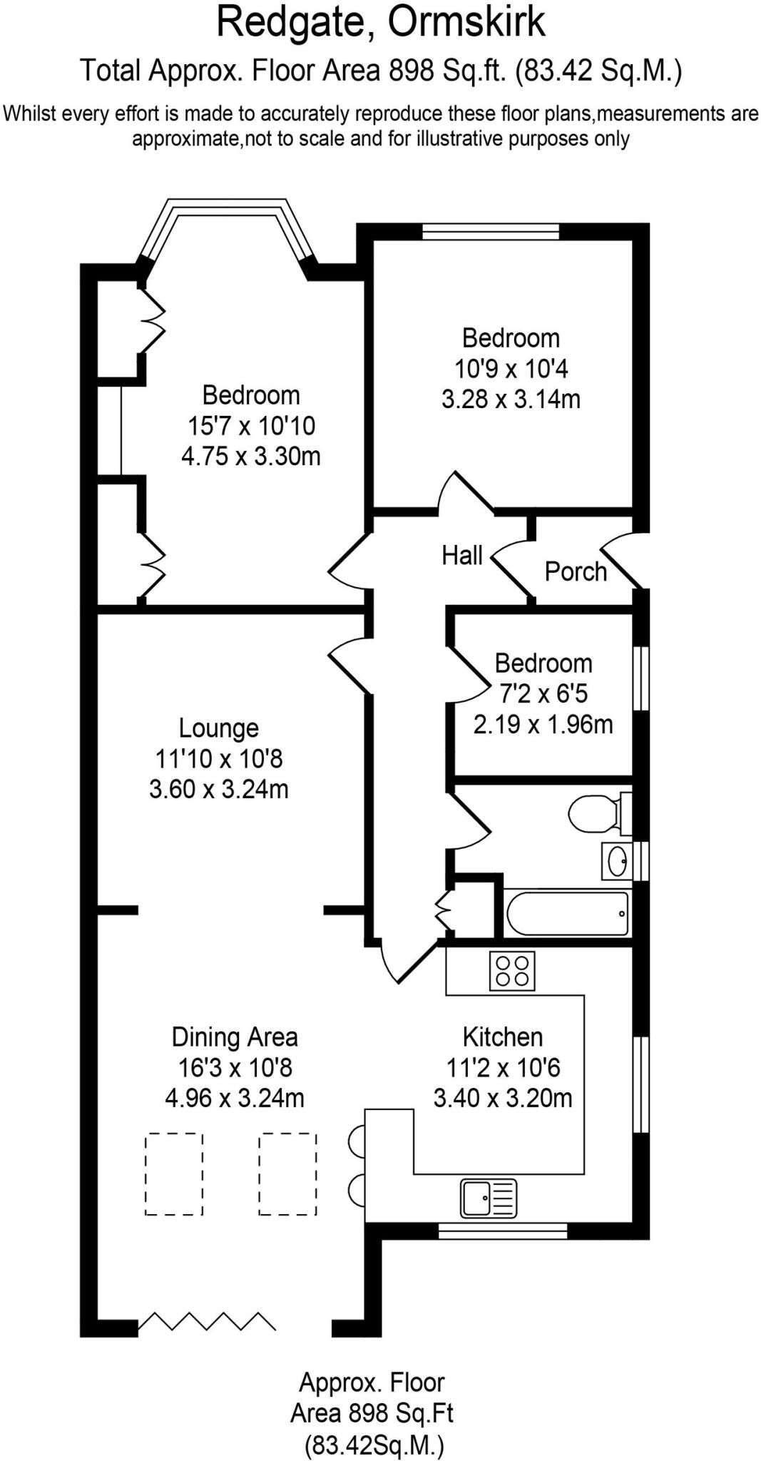 Redgate, Ormskirk, L39 floorplan