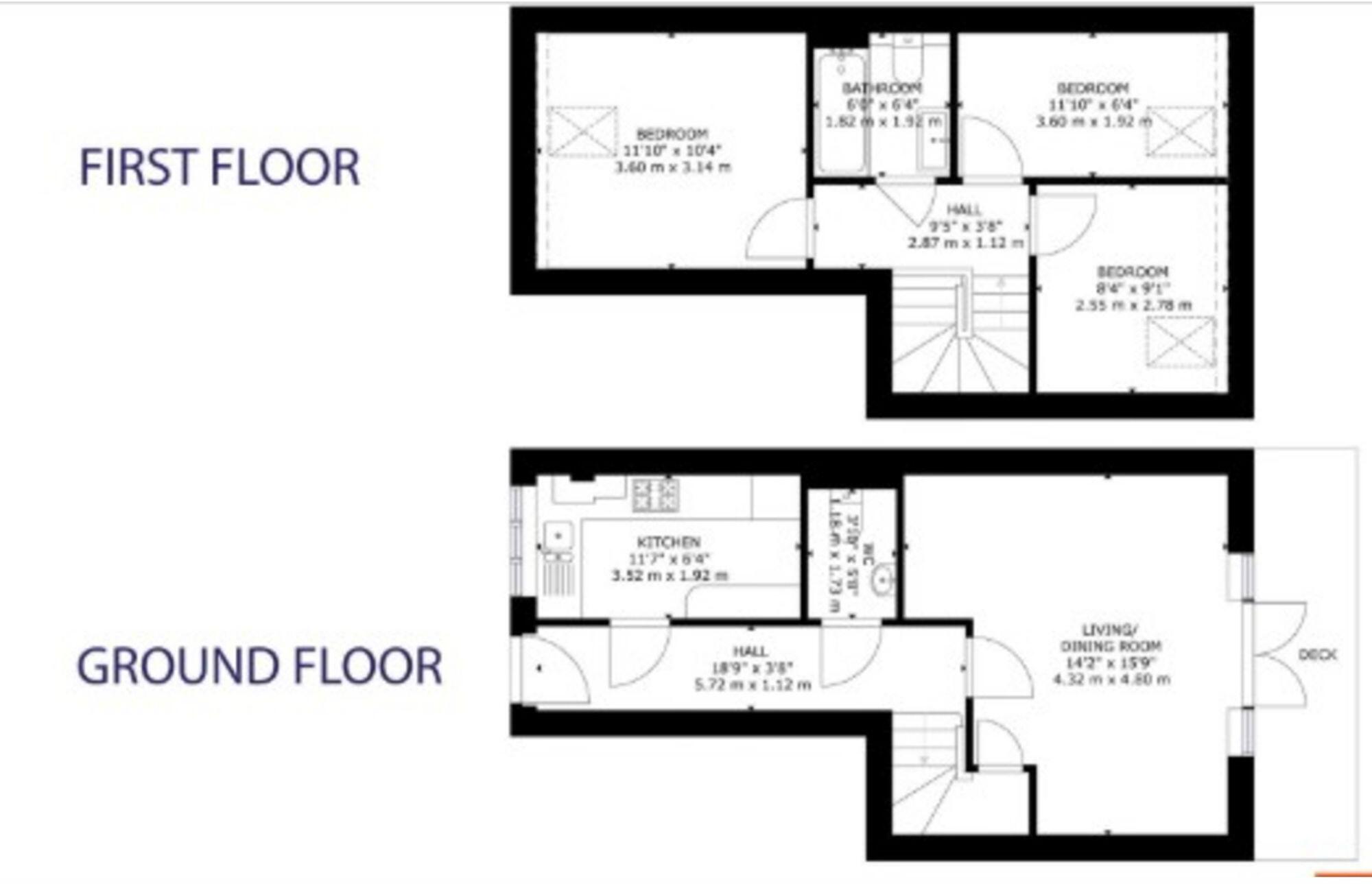 Leaphill Road, Bournemouth, BH7 floorplan