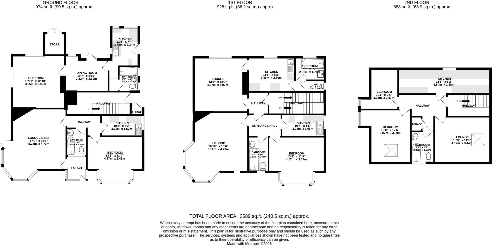 Clarence Road, St. Albans, Hertfordshire, AL1 floorplan