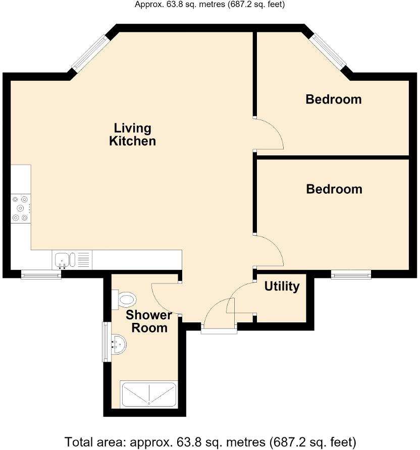 Kington Road, Weobley, Hereford, HR4 8QT floorplan
