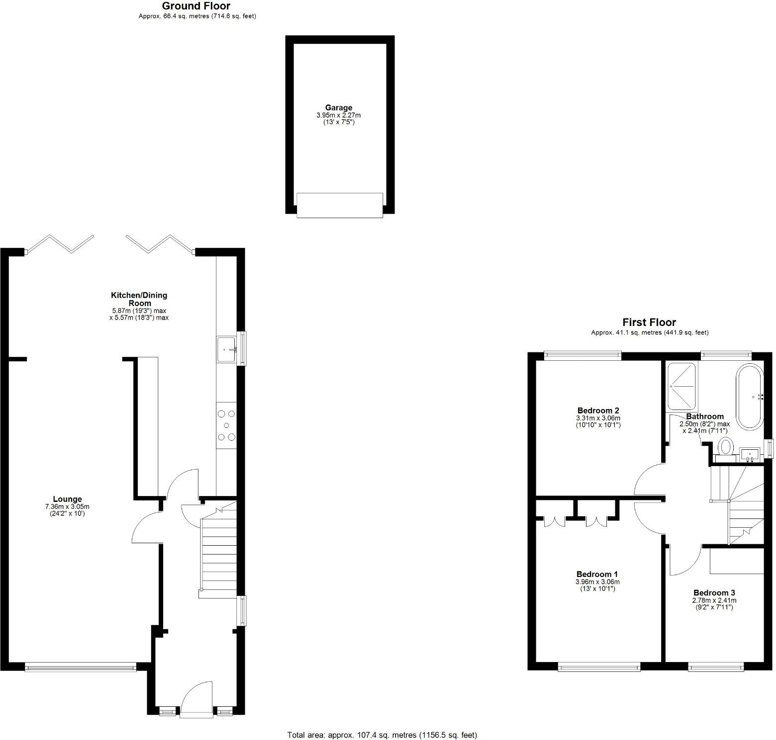 Elgar Avenue, Crowthorne, Berkshire, RG45 floorplan