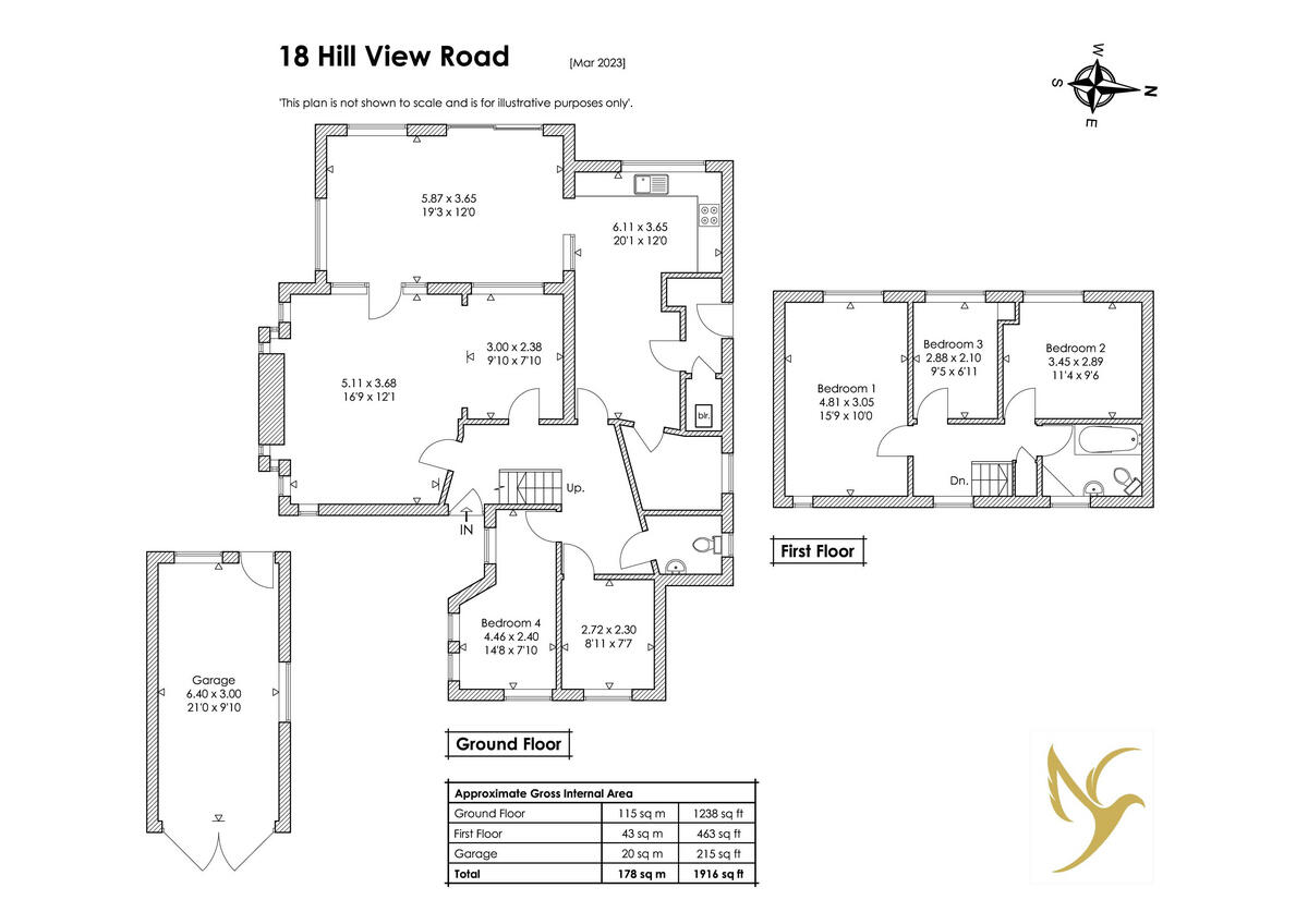 18, Hill View Road, Hanbury Park, Worcester, WR2 floorplan