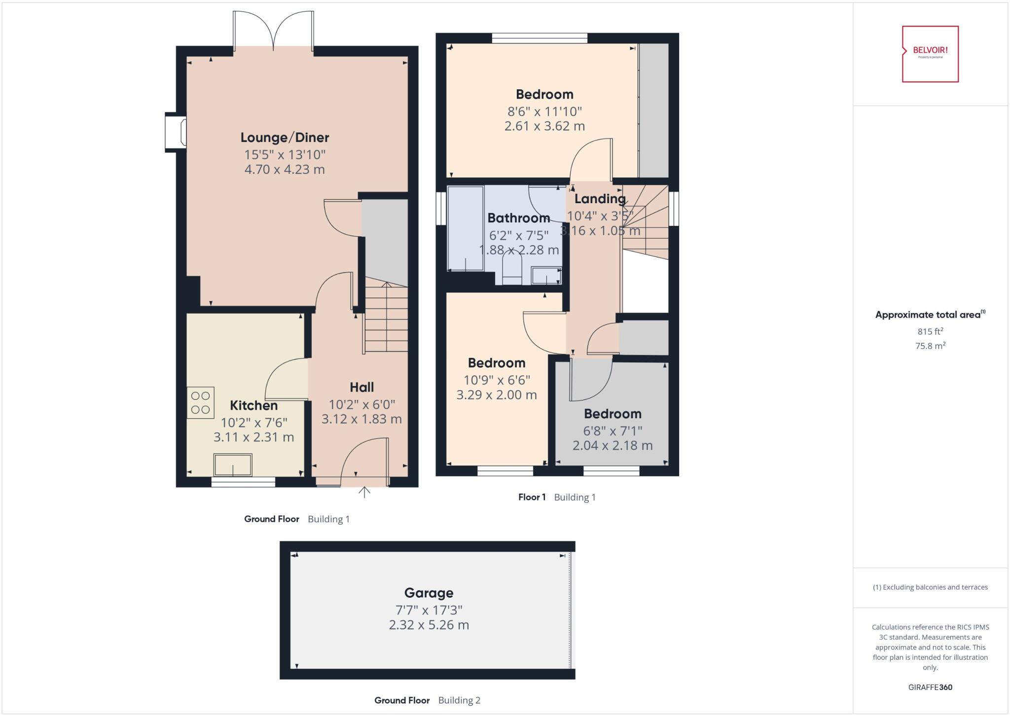 Kingfisher Close, Basford, NG6 floorplan