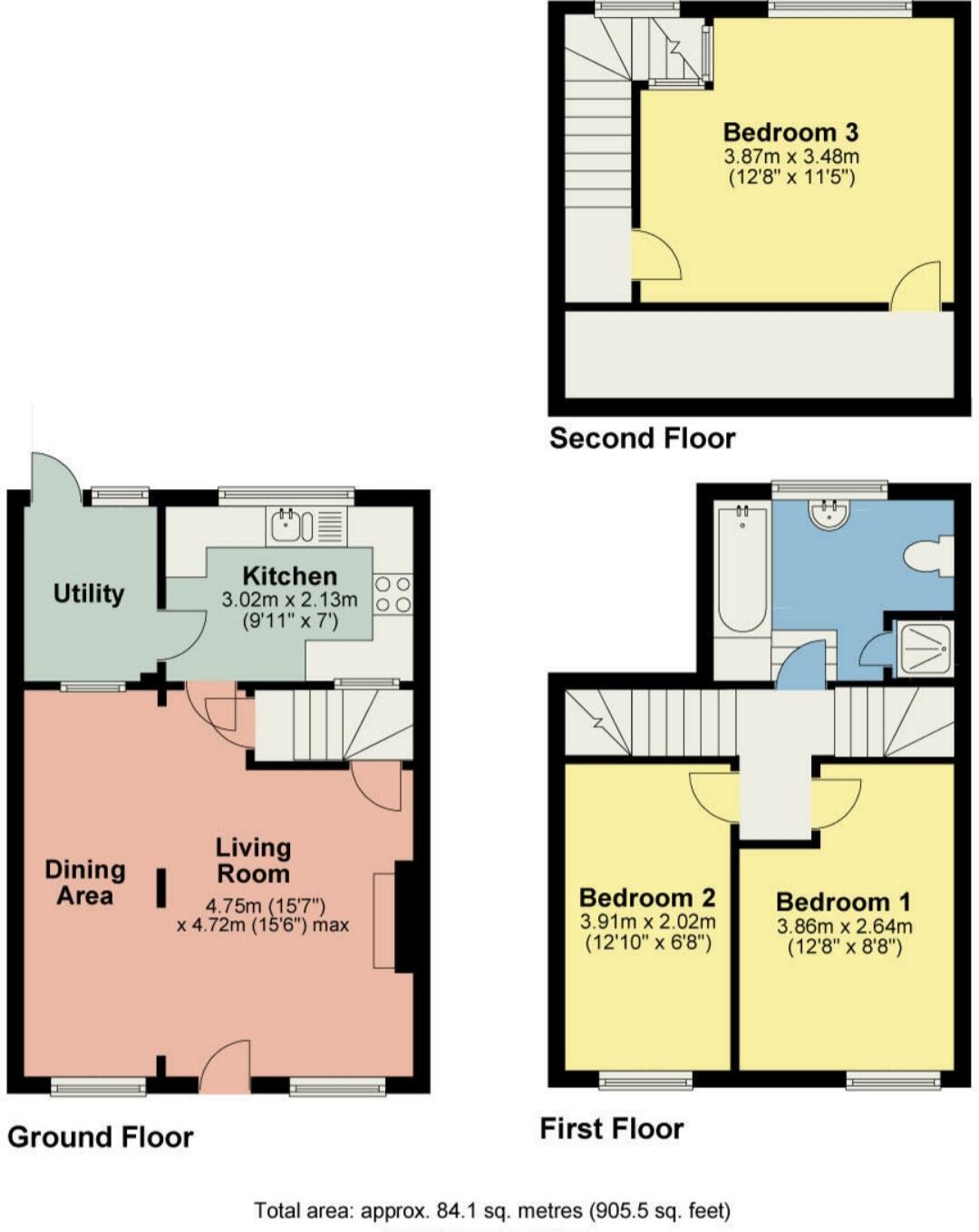 94 Main Street, Keswick, Cumbria, CA12 5NH floorplan