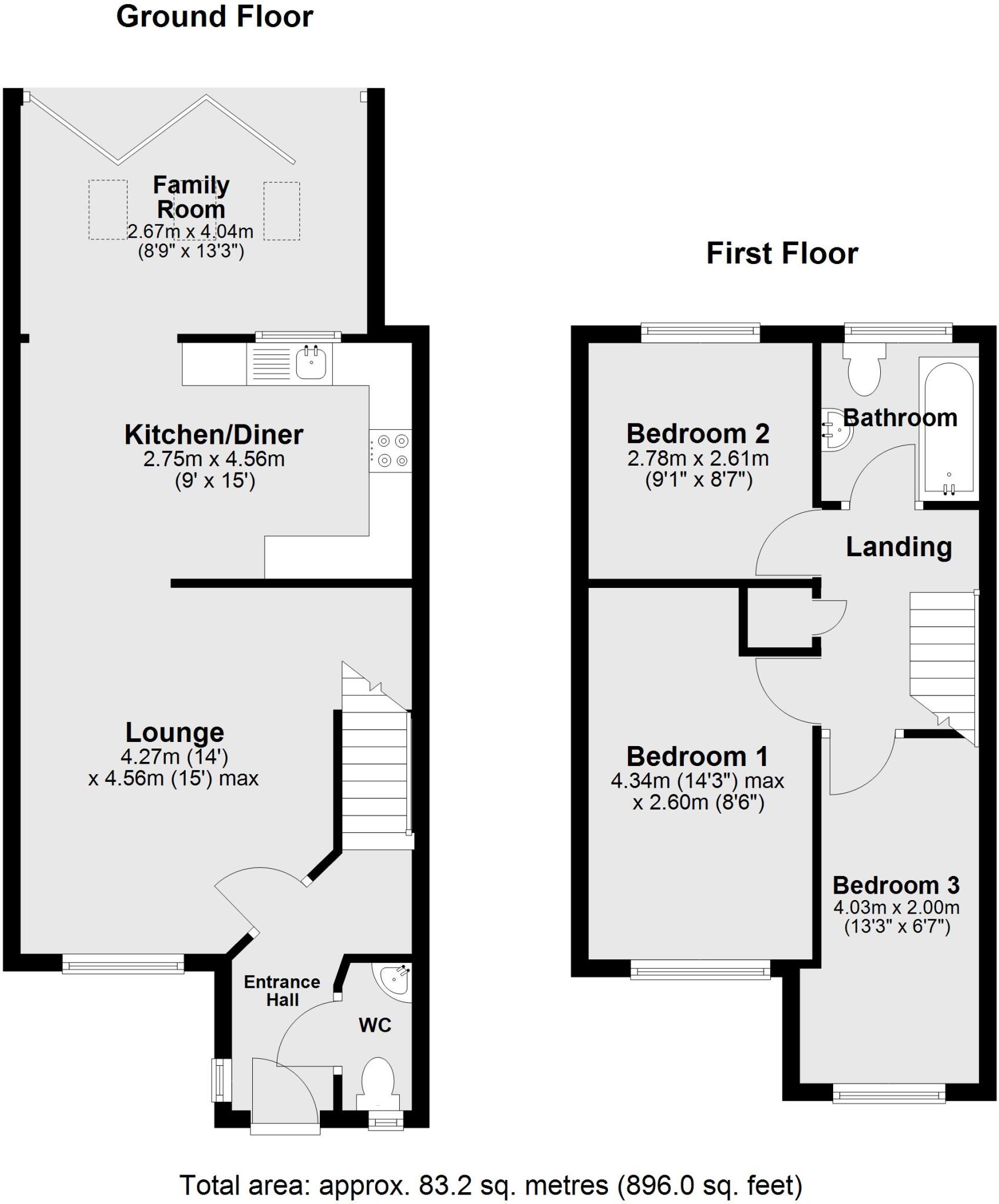 Curtis Drive, Heighington floorplan