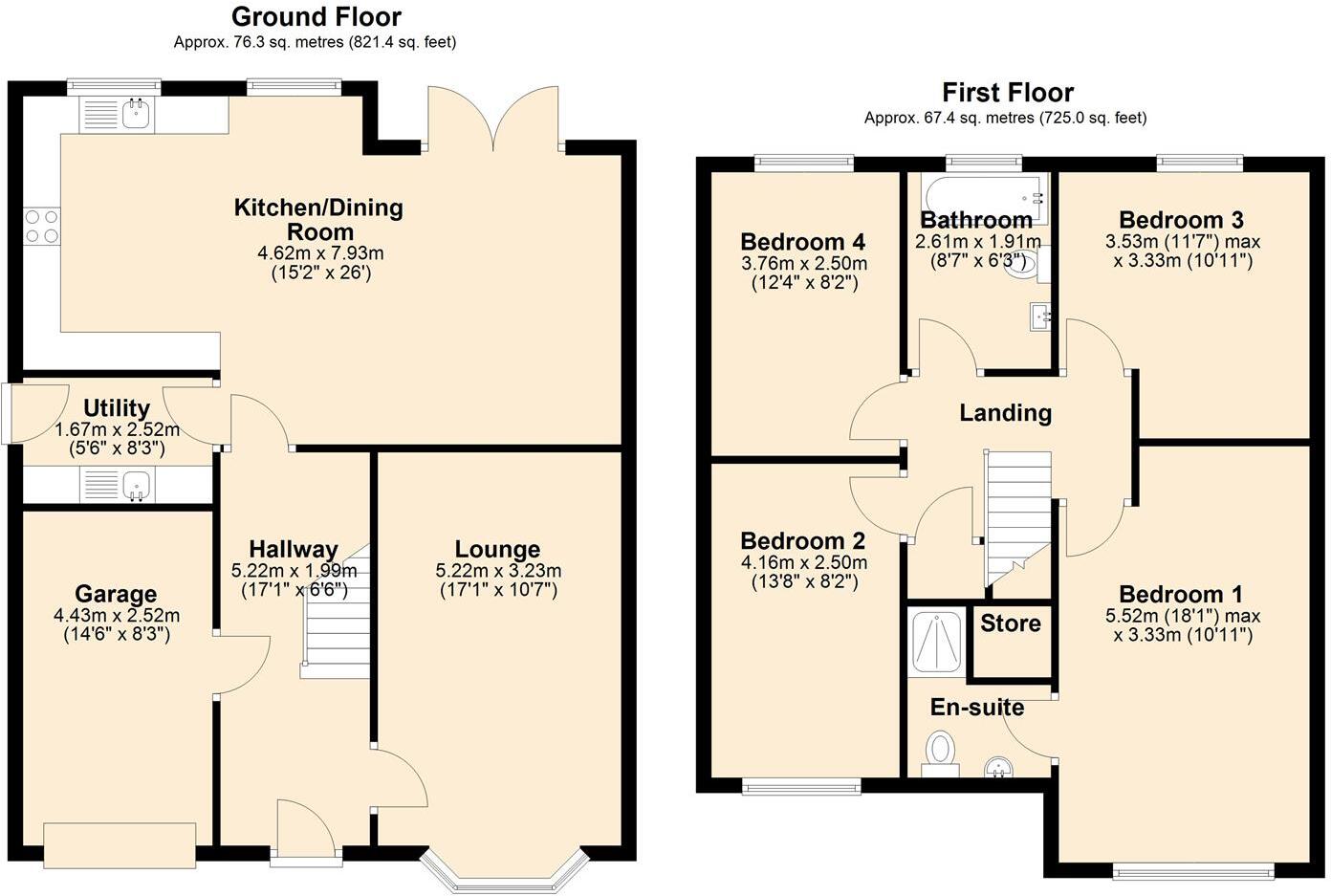Moorland Court, Blackpool floorplan