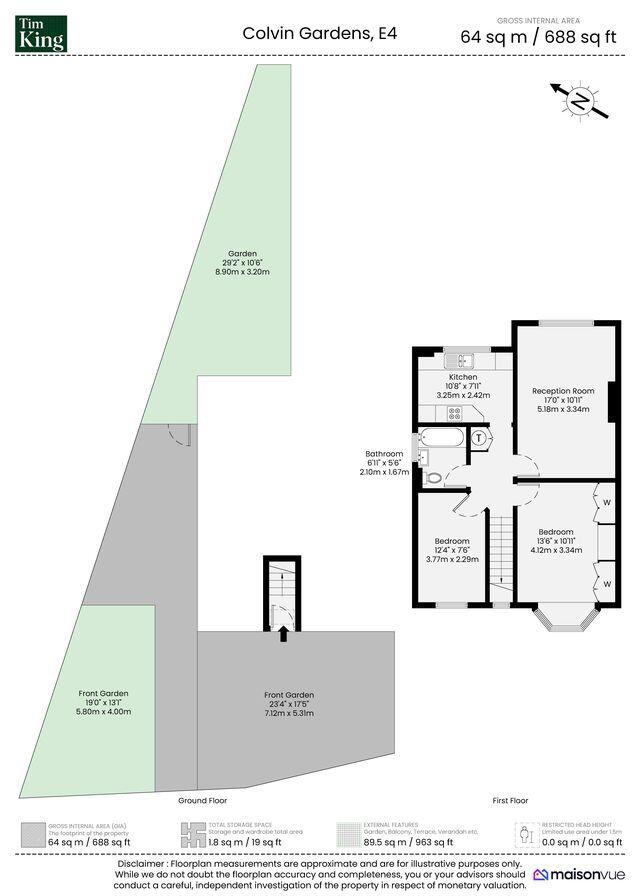 Colvin Gardens, London, E4 6PF floorplan
