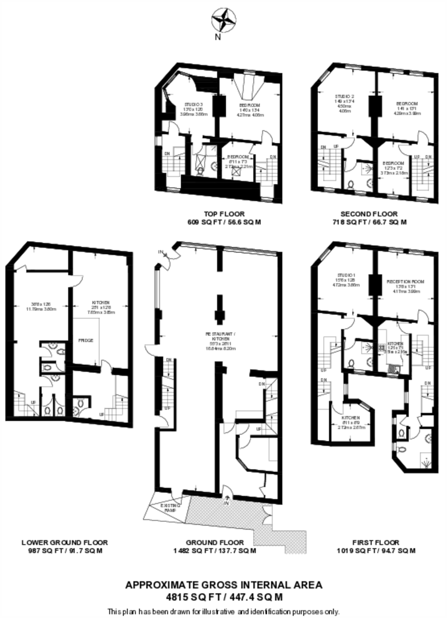 Battersea Rise, Clapham, London, SW11 floorplan