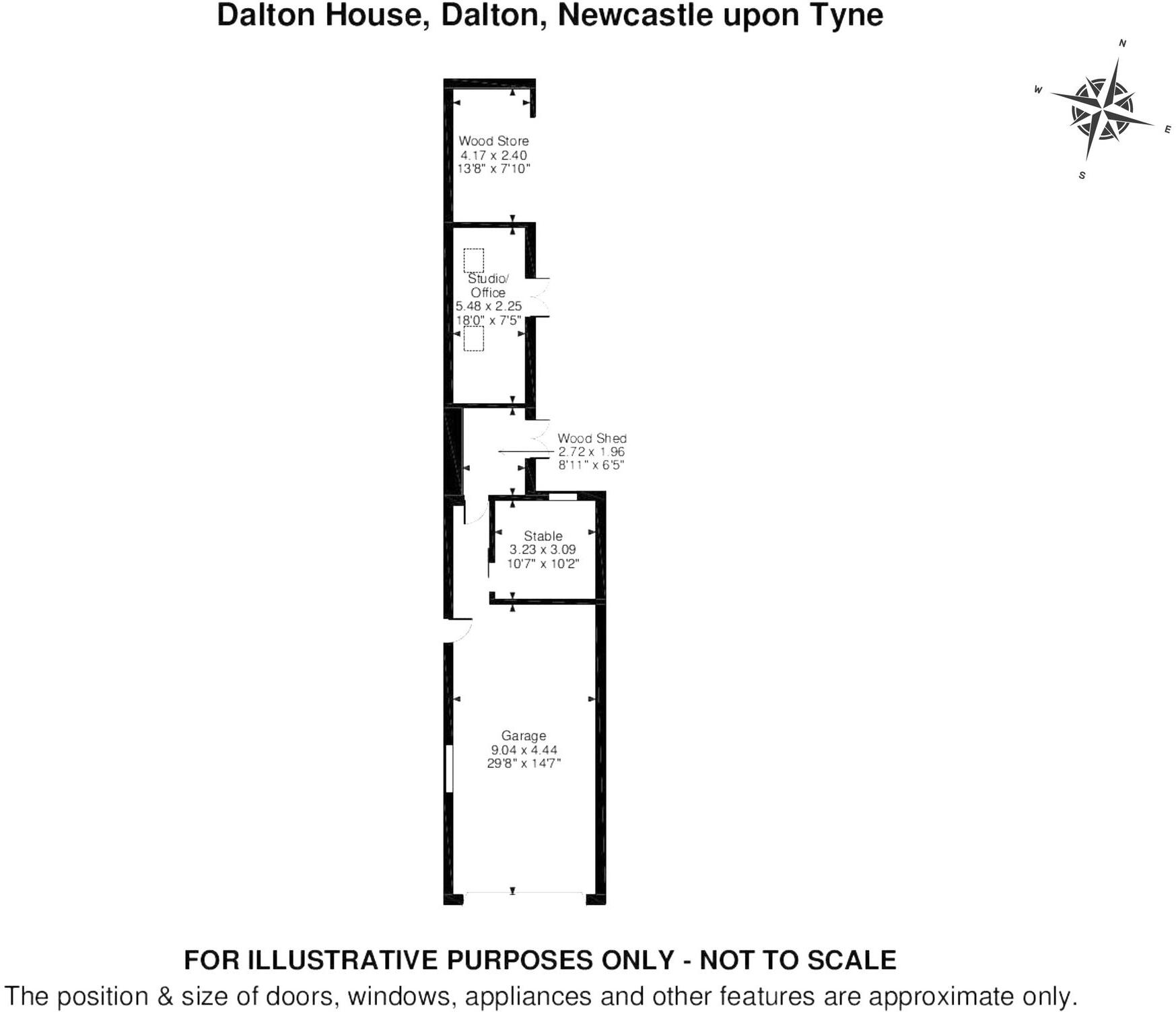 Dalton House, Near Ponteland, Northumberland floorplan