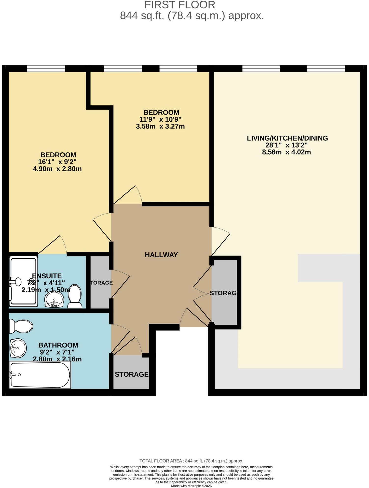 Westbrook Gardens, Margate, CT9 floorplan