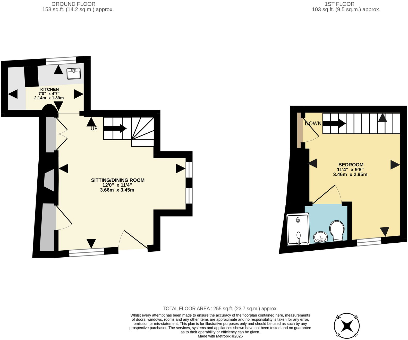 St Marychurch, Torquay floorplan