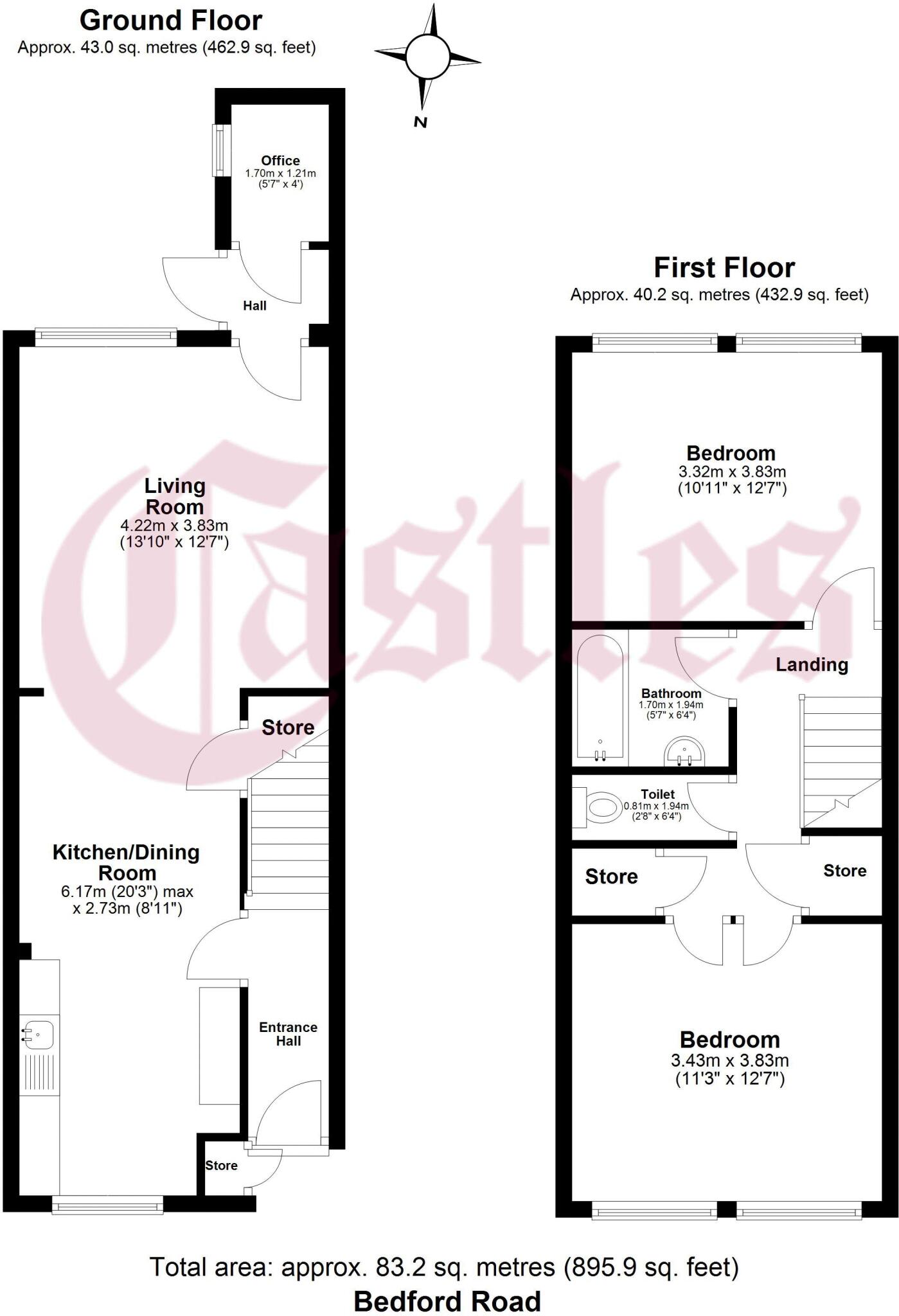Bedford Road, South Tottenham floorplan