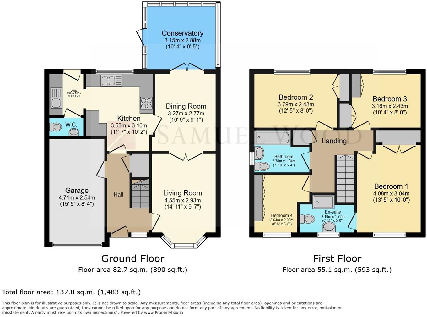 Ballard Close, Ludlow floorplan