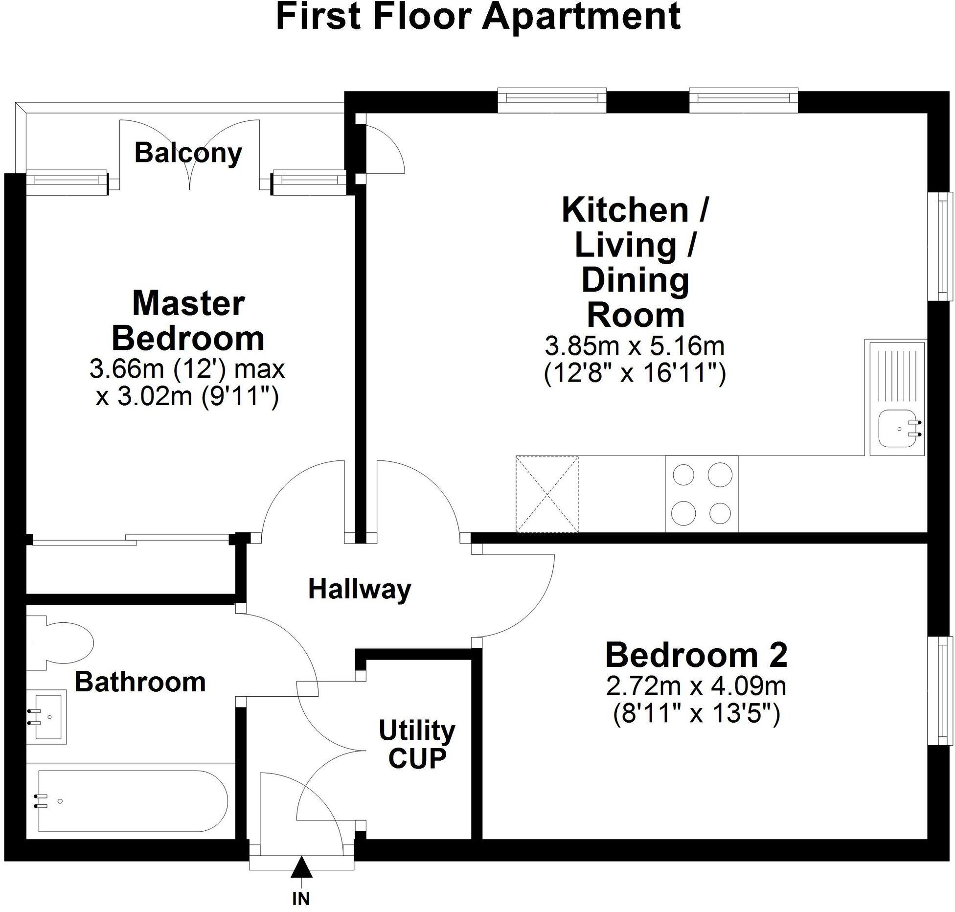 Linden Road, Haymarket Rise Linden Road, MK40 floorplan