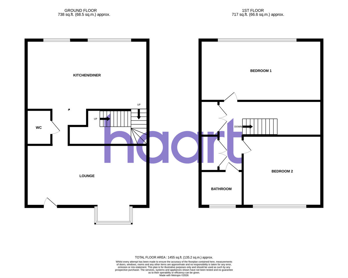 John Day Close, Maidstone floorplan