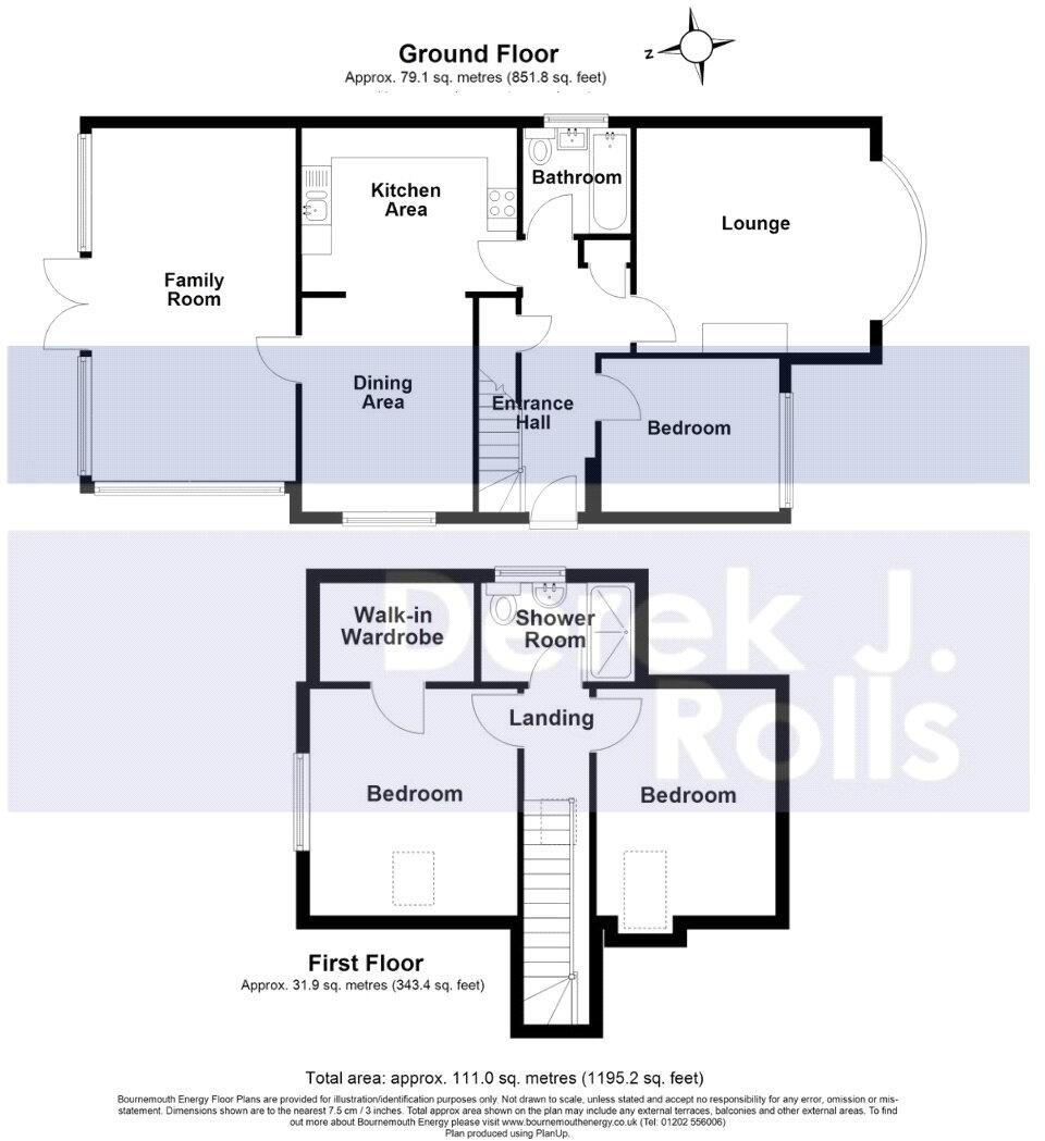 Claremont Road, Bournemouth, Dorset, BH9 floorplan