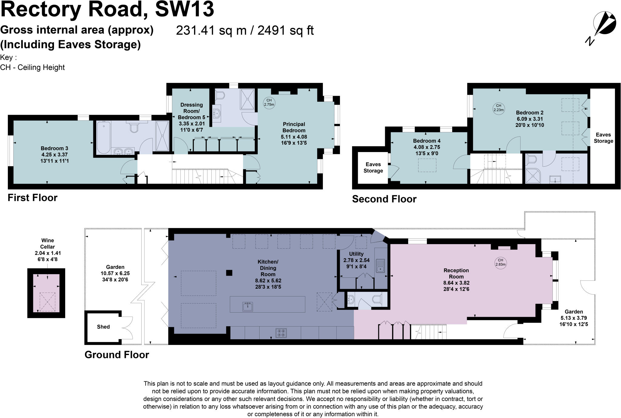 Rectory Road, Barnes, London, SW13 floorplan