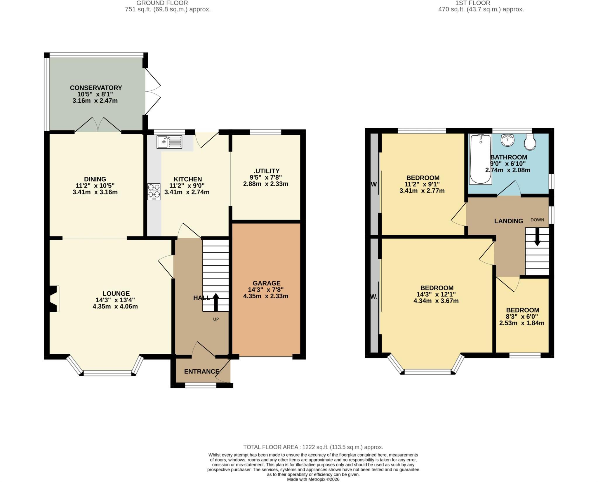 Cherryfield Drive, Southdene floorplan