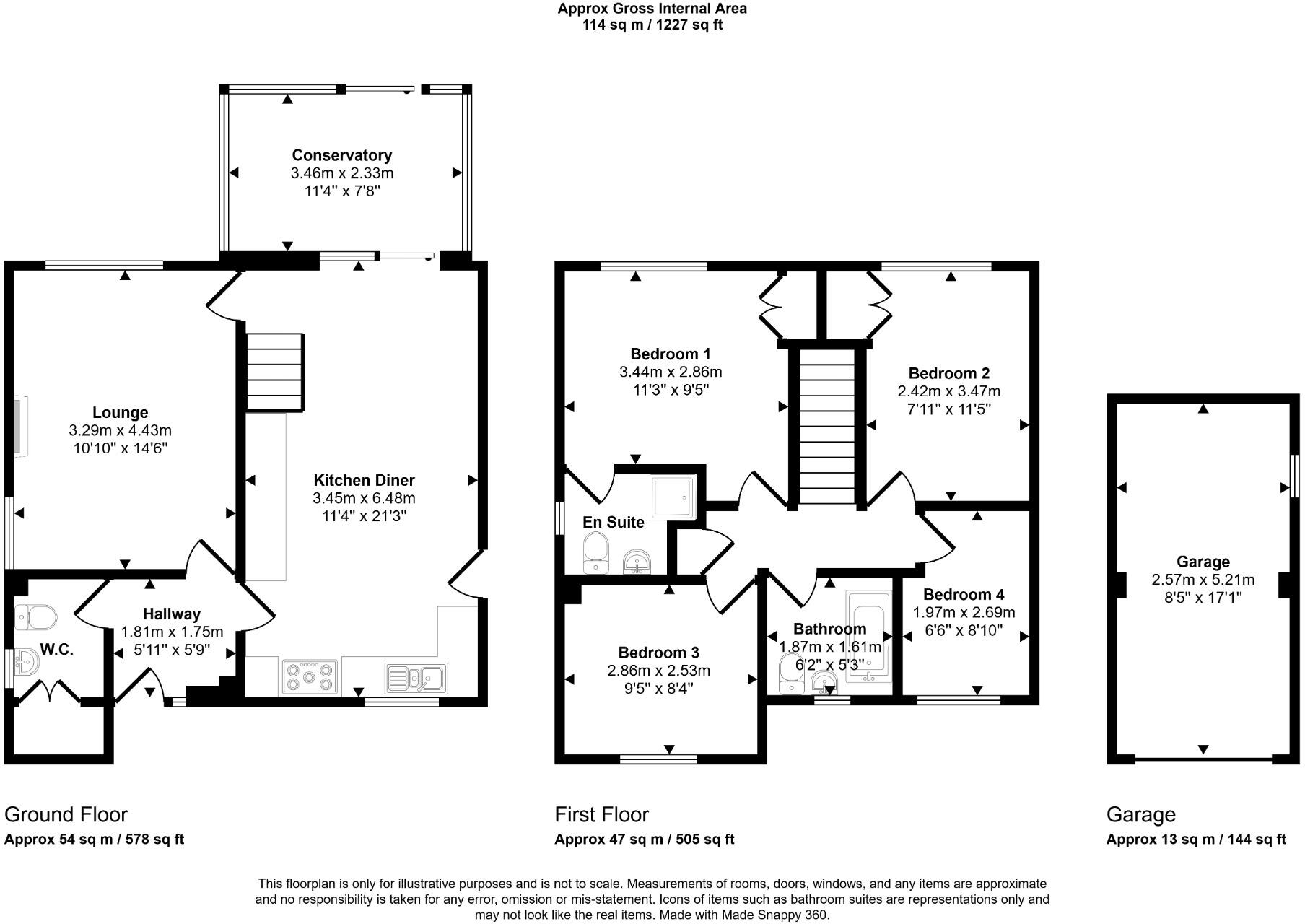 Llys Bedwen, Rhyl, LL18 4LQ floorplan