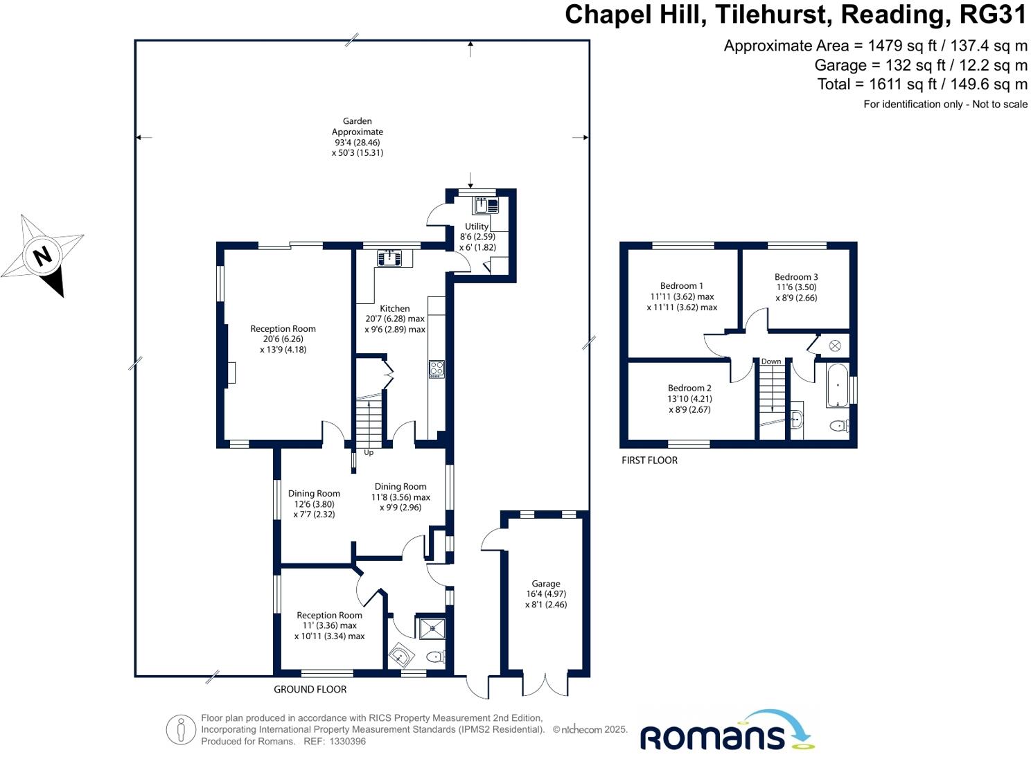 Chapel Hill, Tilehurst, Reading floorplan