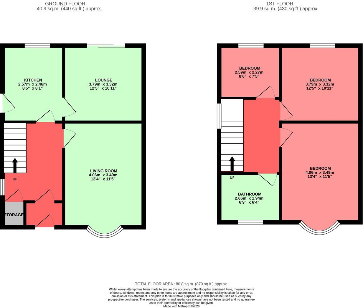 Coniston Rise, Aberdare floorplan