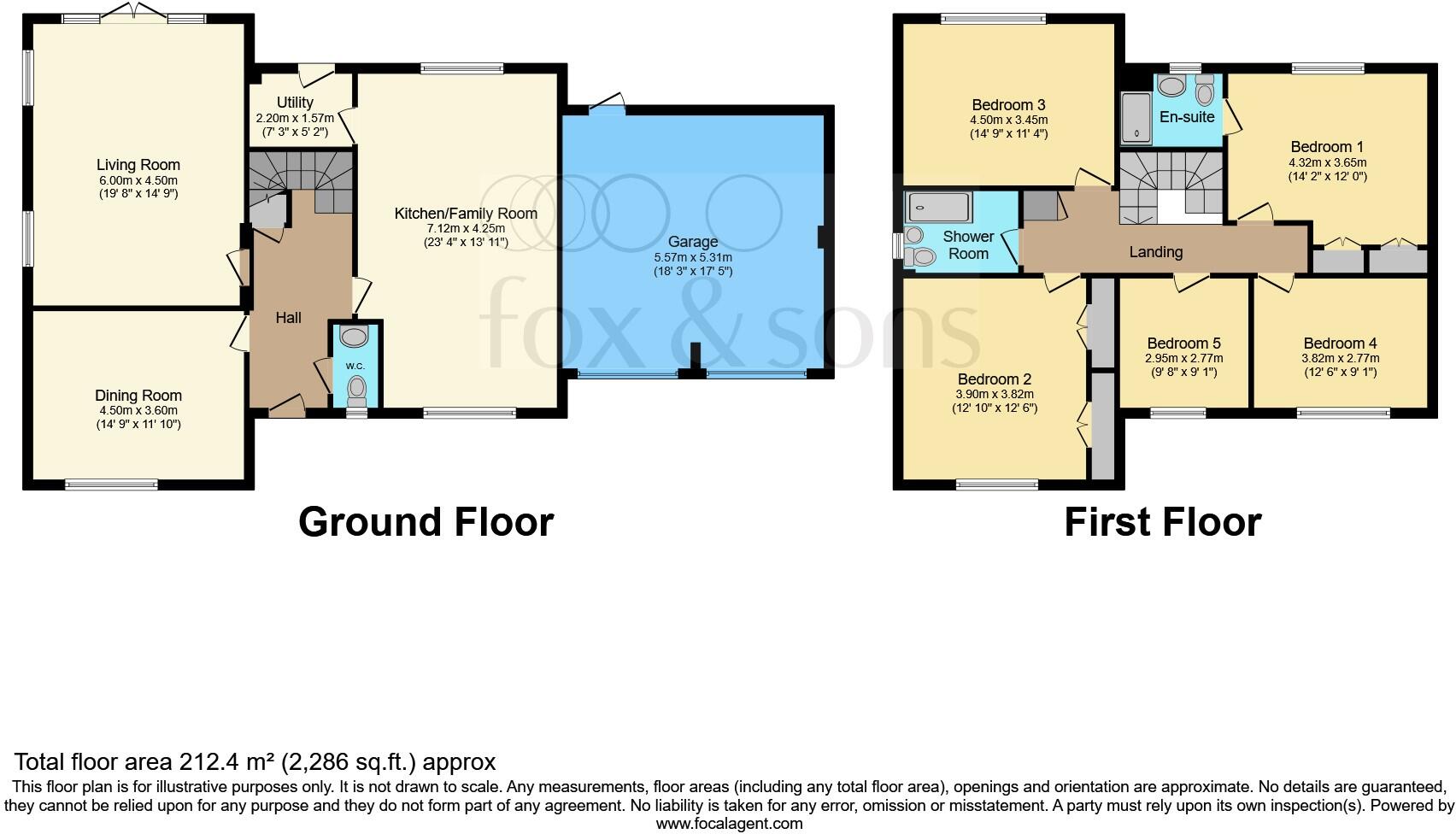 Coach Barn Lane, Hailsham floorplan