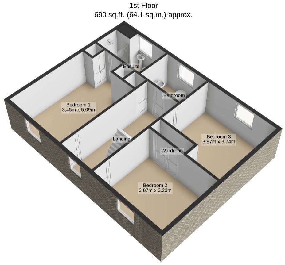 Rowan Close, Desborough, Kettering floorplan