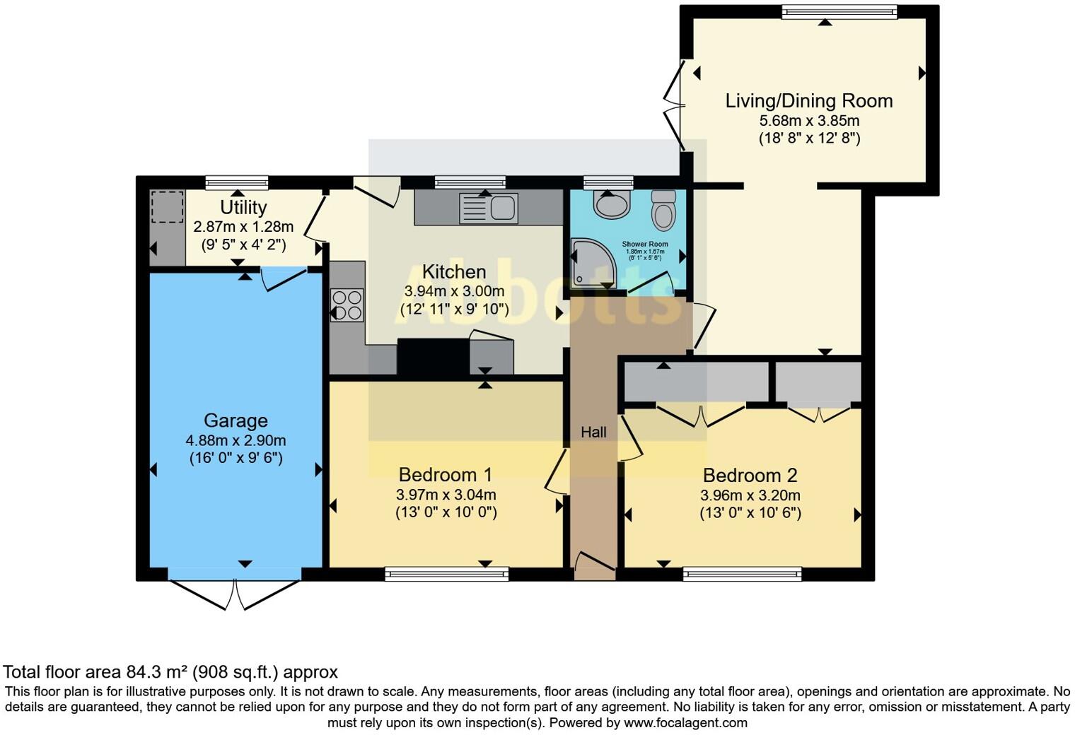 St. Dominics Drive, Brandon, Suffolk, IP27 floorplan