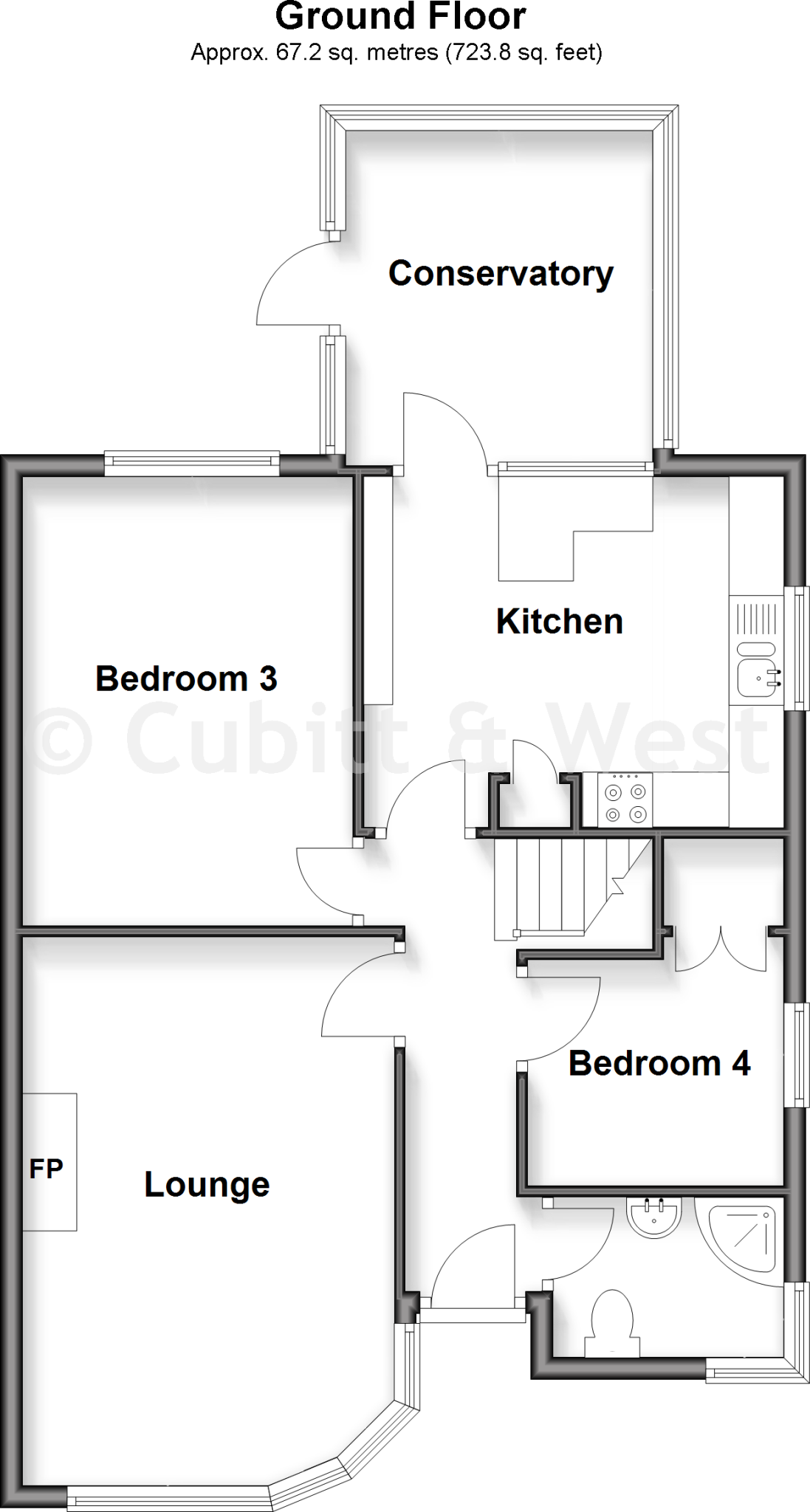 Mackie Avenue, Patcham, Brighton, East Sussex floorplan