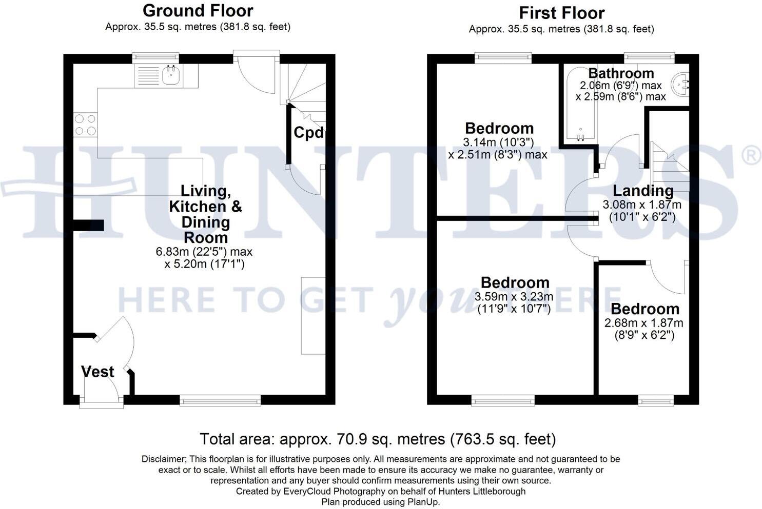 Mary street, Hurstead, OL16 2SE floorplan